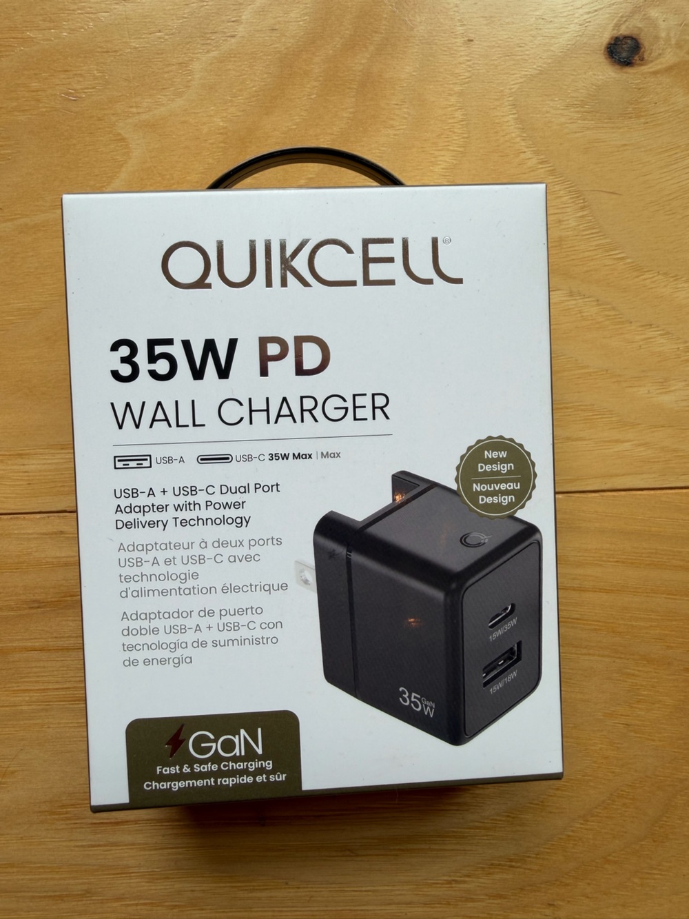 Wall charger block